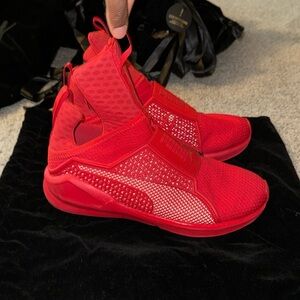 Rihanna Fenty Red Trainers